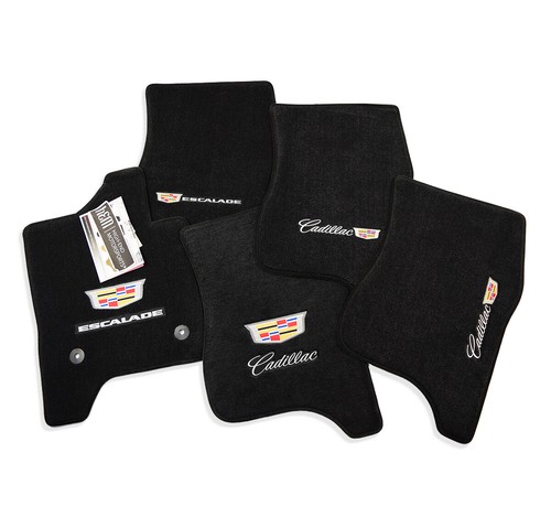 Cadillac ESCALADE Front Floor Mats - Ebony - Jet 2007-2025 Premium 32oz Quality - Picture 3 of 46