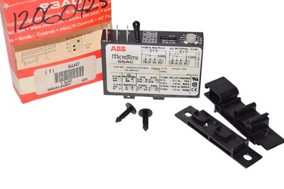 NEW ABB ASQUA3 PC607 MicroTime SSAC Time Delay Relay 
