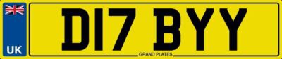 DEBBY PRIVATE NUMBER PLATE D17 BYY CAR REG DEB DEBS DERBY DURBY DIRBY DUBBY DUB