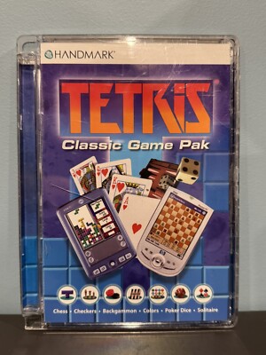 2004 Handmark CIB Tetris Classic Game Pak Palm OS Window 98 PDA Mobile Pocket PC