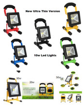 10/20w Portable Hi Power LED Rechargeable Flood Light Work & Camping Light