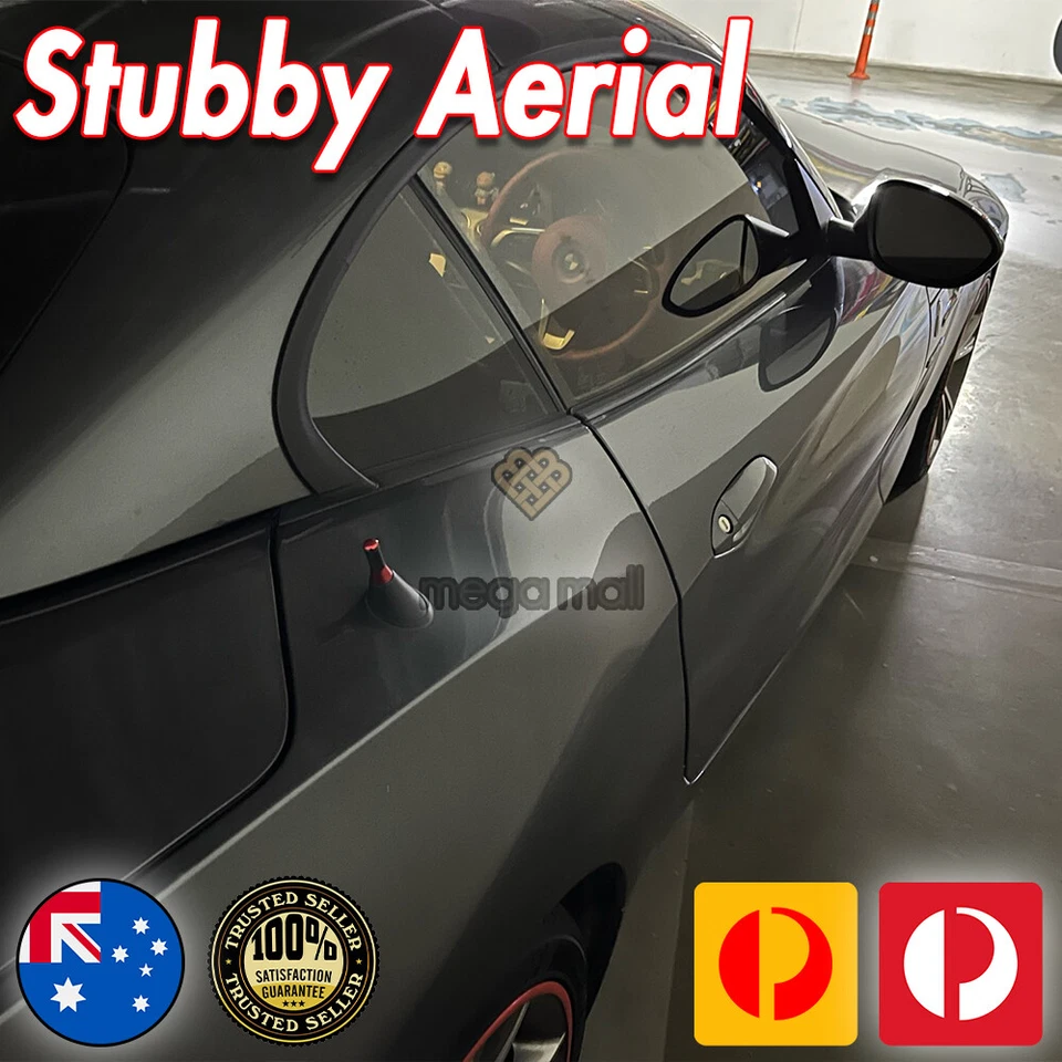 Antena / Antena Stubby Bee Sting para Nissan 370Z 350Z Negro Carbono 3.5 CM Foto 3 de 4