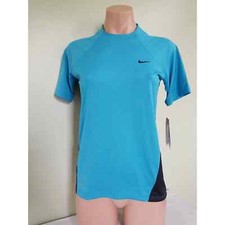 Nike Women's Dri Fit short sleeve rash guard size S AJ34