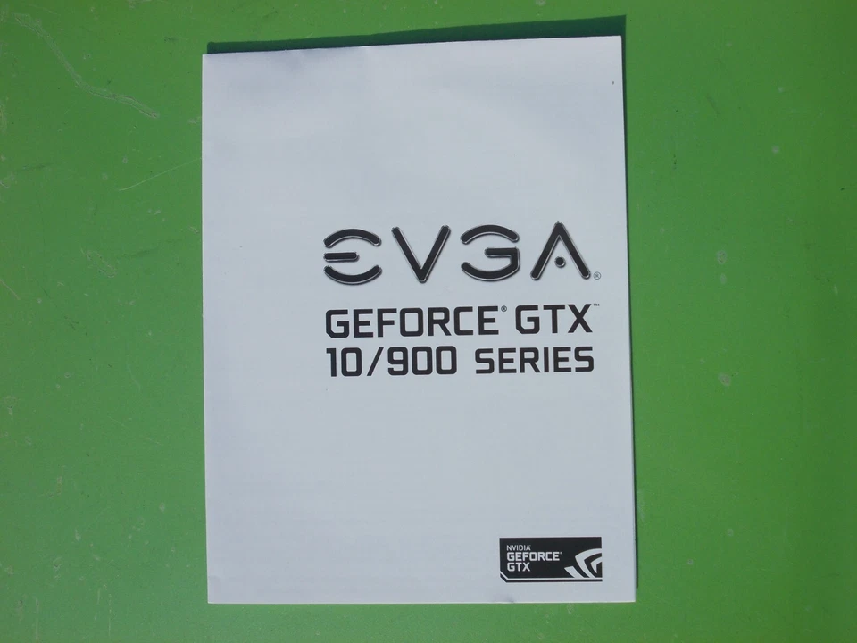 EVGA GRAPHICS CARD USER GUIDE GEFORCE GTX 10/900 SERIES W/ INSTALLATION DISC DVD - Image 4 of 4