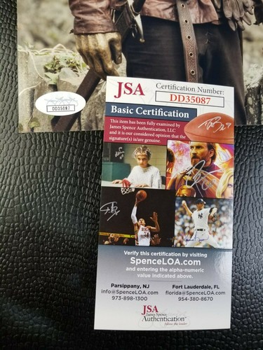 Nikolaj Coster-Waldau Jaimie Lannister Game Of Thrones signed 8x10 photo JSA - Foto 5 di 6