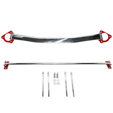 Front + Rear Strut Tower Bar Crossbars Trunk Shock Brace for Honda Civic 2016-20