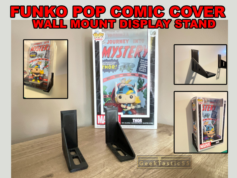 Funko Pop Comic cover wall mount Display Stand - Comic Funko Pop Comic mount.
