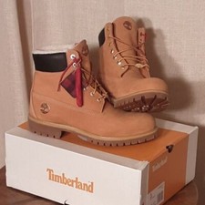 NIB Men's Timberland 6" Premium Waterproof Warm Lined Boot Wheat Nubuck