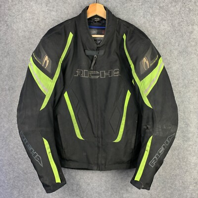 Richa Racing Motorcycle Cage Armoured Reissa Membrane Lined Biker Jacket  Black L UK