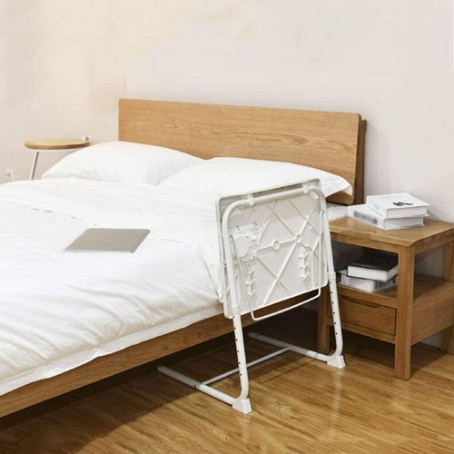 Folding Table Buddy Adjustable Freestanding Laptop Dinner Desk With Cup Holder - Picture 11 of 23