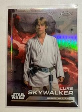 2024 Topps Chrome Star Wars Luke Skywalker Refractor 104