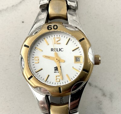 Two Tone Gold & Silver Relic Watch Amazon.com: Relic by Fossil Men main image 3