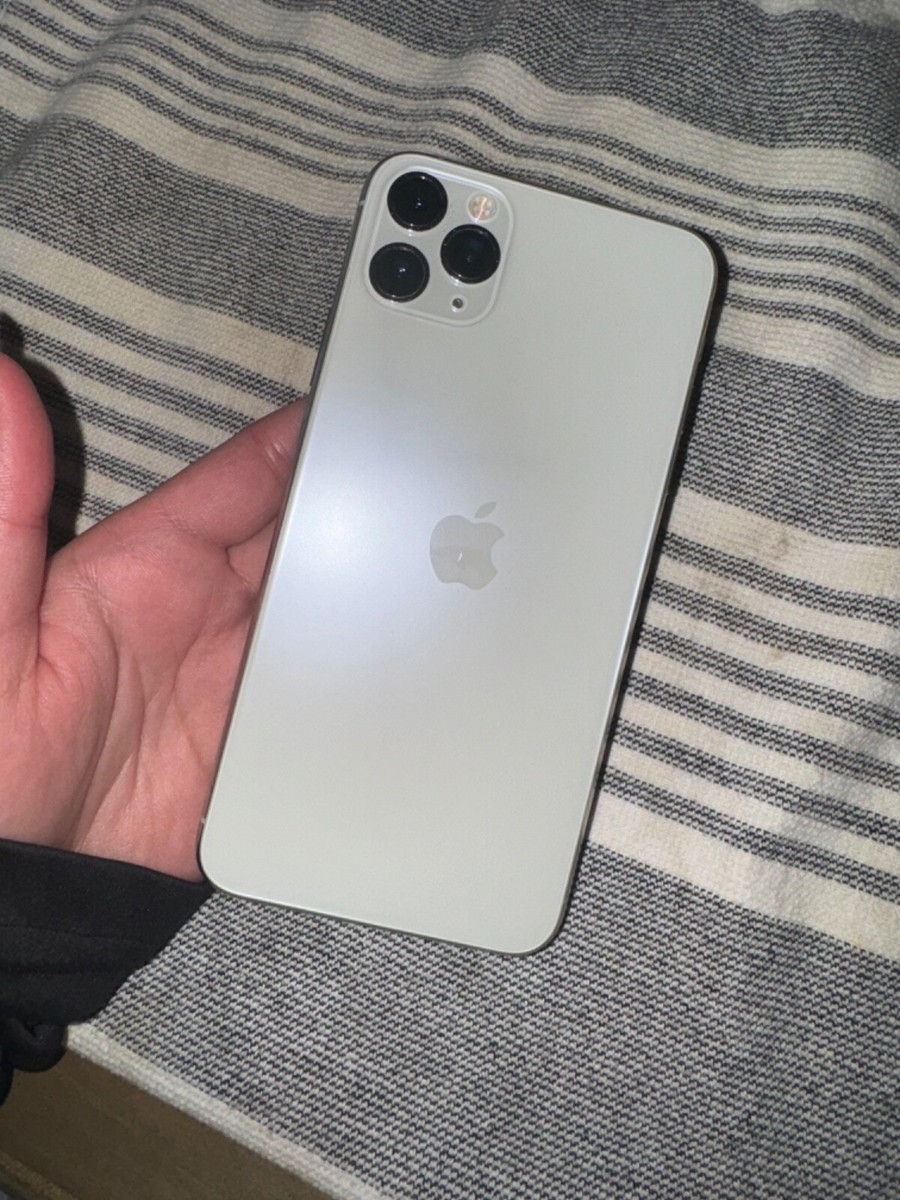White/Silver Apple iPhone 11 Pro Max - 256 GB - Silver