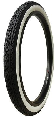 DURO Pneu Cruiser Noir Flanc Blanc 26 x 2.125 57-559 vélo chopper americain