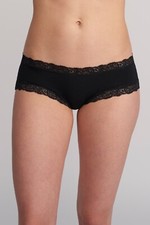 CLEARANCE - Fleur  t Intimates Iconic Boyshort in Black - S, M, L