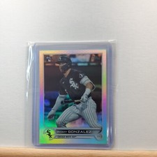 2022 TOPPS Series 2 Baseball Romy Gonzalez base RAINBOW Foil RC card # 595