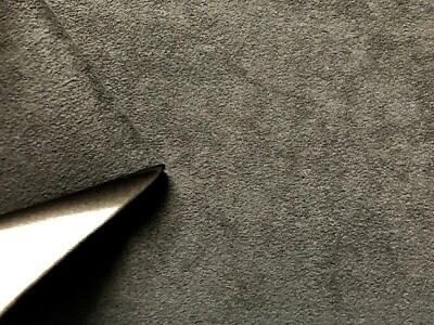 DINAMICA MIKO Meterware ORIGINAL Auto Dinamica Stoff Schwarz Cover mit 2mm Schaumstoff Rücken!