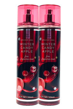 2 BATH  BODY WORKS WINTER CANDY APPLE FINE FRAGRANCE MIST SPRAY 8 FL OZ NEW