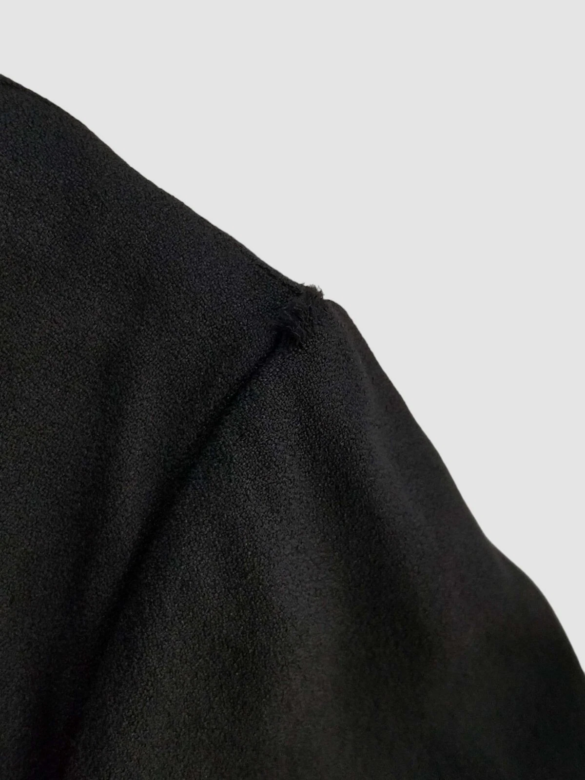 Abito MIDI Versace da donna nero collo a guscio fessura laterale $2225 taglia 46