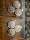 American Buffalo-Indian 6 x 1/10 oz .999 Fine Silver BU.