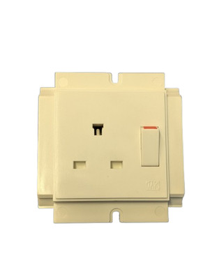MK 1953 WHI Nicht Standard Plug-on Powerlink Sammelschiene geschaltete Buchsen Aufkleber Inc