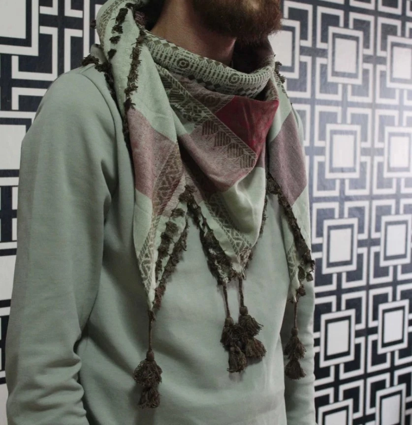 Палестинский шарф, Палестина, шарф хиджаб, куфия, семейный подарок - Изображение 3 из 4