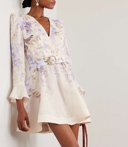 chinese dress ladies Zimmermann Celestial Zodiac Mini Dress main image 1