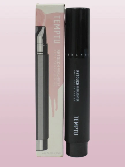 TEMPTU РЕТУШЬ HIGHLIGHTER МЯГКАЯ ОТДЕЛКА РОЗОВЫЙ ЖЕМЧУГ 0,63 УНЦИЙ В КОРОБКЕ ЛОТ ИЗ 2 - Изображение 2 из 4