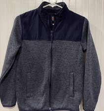Boys Sweatshirt/zip Up Jacket. XL 14/16 navy blue. CHILDRENS PLACE EUC
