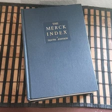 Hardcover 10th Edition 1983 Merck Index Chemical Encyclopedia Martha Windholz