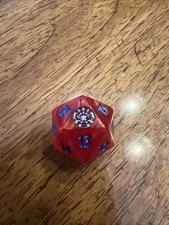2025 Magic The Gathering Spider-Man Oversized D20 Spin Down Life Counter TCG Die
