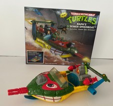 Teenage Mutant Ninja Turtles Raph's Sewer Speed Boat  w/Box 1991