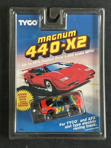 TYCO Magnum 440 X2 Jeff Gordon Dupont #24 NASACR HO Slot Car 9070