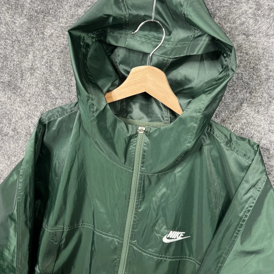 Nike Sportswear Revival Chaqueta Tejida Ligera Verde Para Hombres 2XL Cortavientos Foto 2 de 4