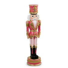 PRE-ORDER 36" Lighted Pink Nutcracker Christmas Decor SHIPS 9/2026 NEW 2026