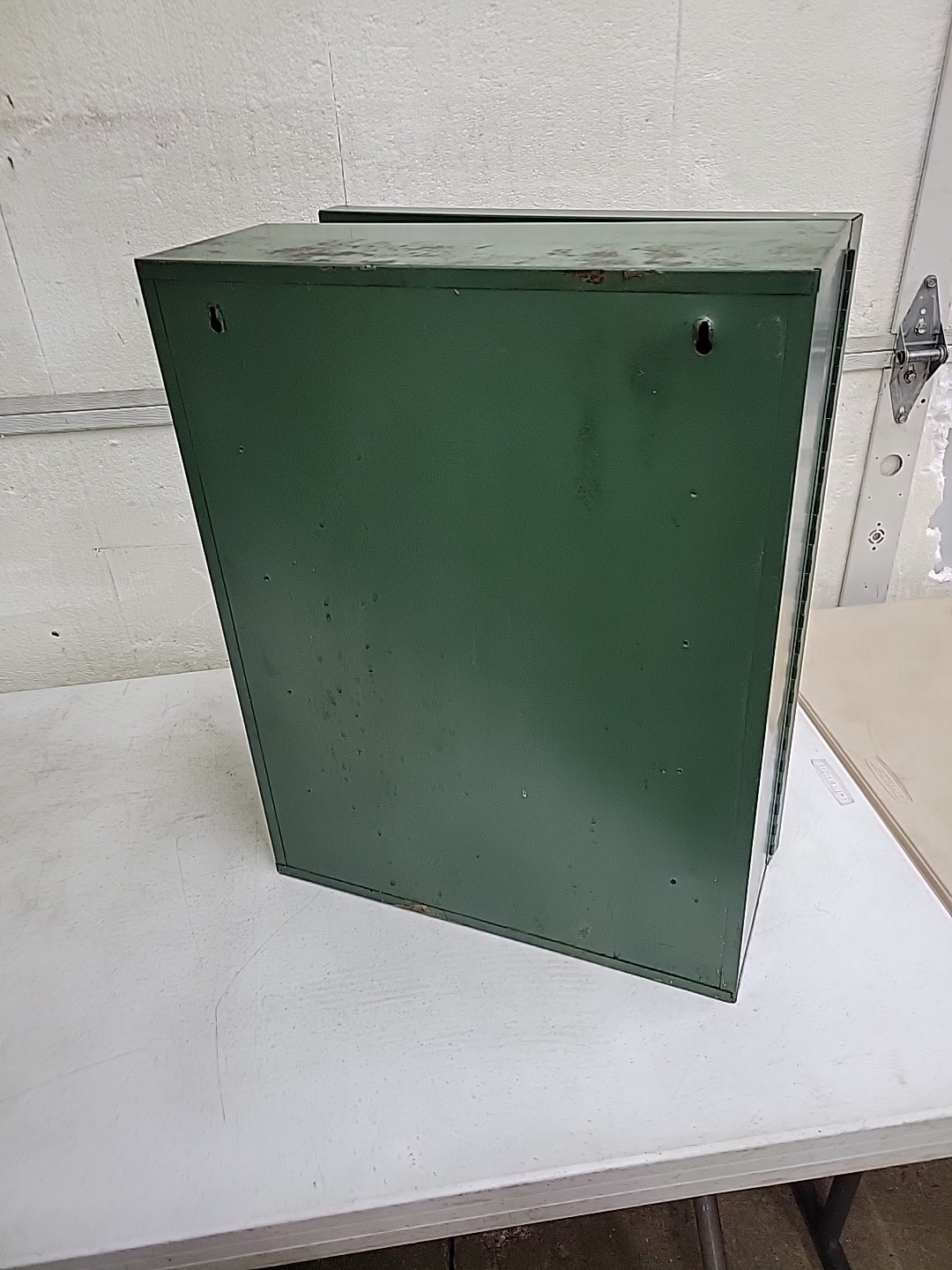 Vintage Metal Wall Cabinet CR Seals and Bearings Hardware Parts Cabinet