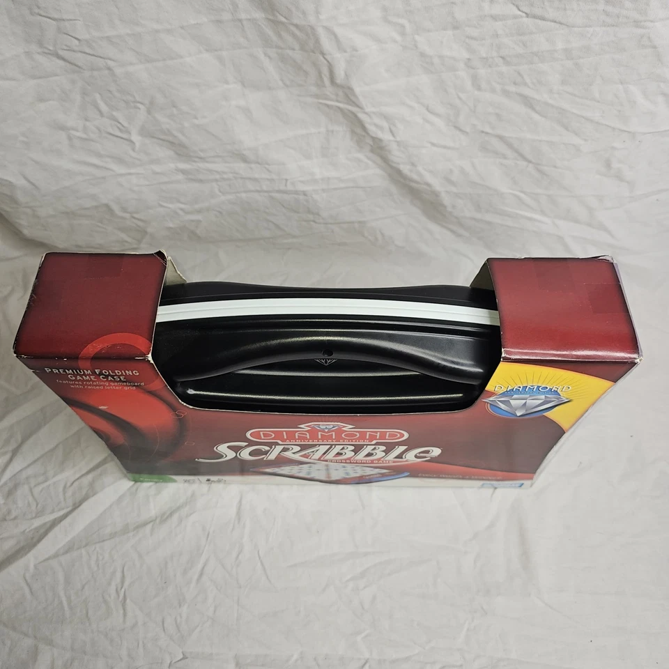 Scrabble Diamond Anniversary Edition Premium Folding Crossword Game Case 2008 - Image 4 of 4