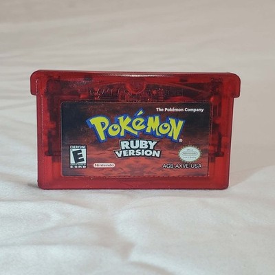 Pokémon Ruby Version Nintendo Game Boy Advance GBA Cartridge Only