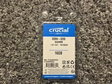 Crucial 16GB (DDR4-3200) SODIMM Memory (CT16G4SFRA32A)