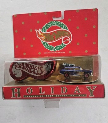 1996 HOT WHEELS CHRISTMAS COLLECTOR EDITION - CHEVROLET NOMAD - BLUE