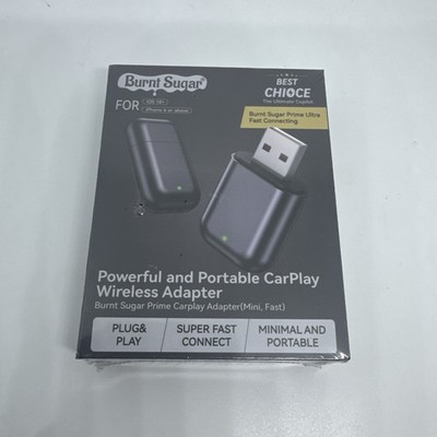 Burnt Sugar Carplay Adapter for iPhone 6 Or Above , Ultra-Mini USB Color GRAY