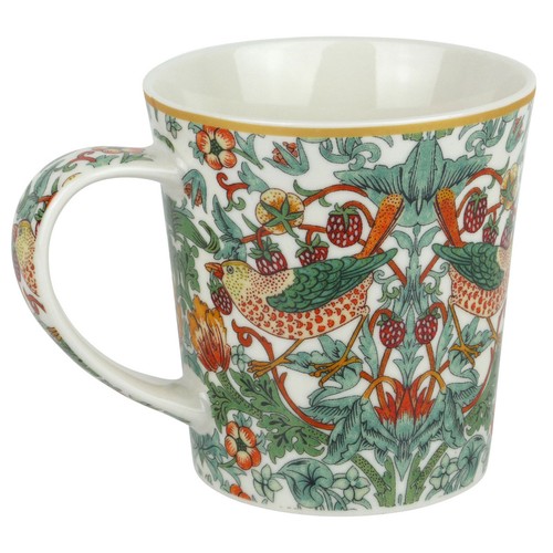 Juego de 4 tazas de China William Morris Strawberry Thief The Leonardo Collection - Imagen 5 de 6