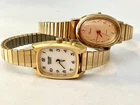 2 vintage ladies wrist watches for parts only