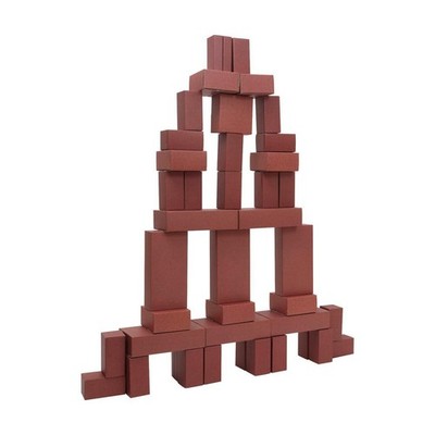 Kaplan Early Learning Jumbo Brick Blocks - 40 Pieces