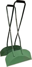 Long Handled Foam Grip Leaf Collecting Rake Grab Garden Leaves Collector Grabber