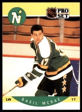 1990-91 Pro Set Basil McRae Minnesota North Stars #141
