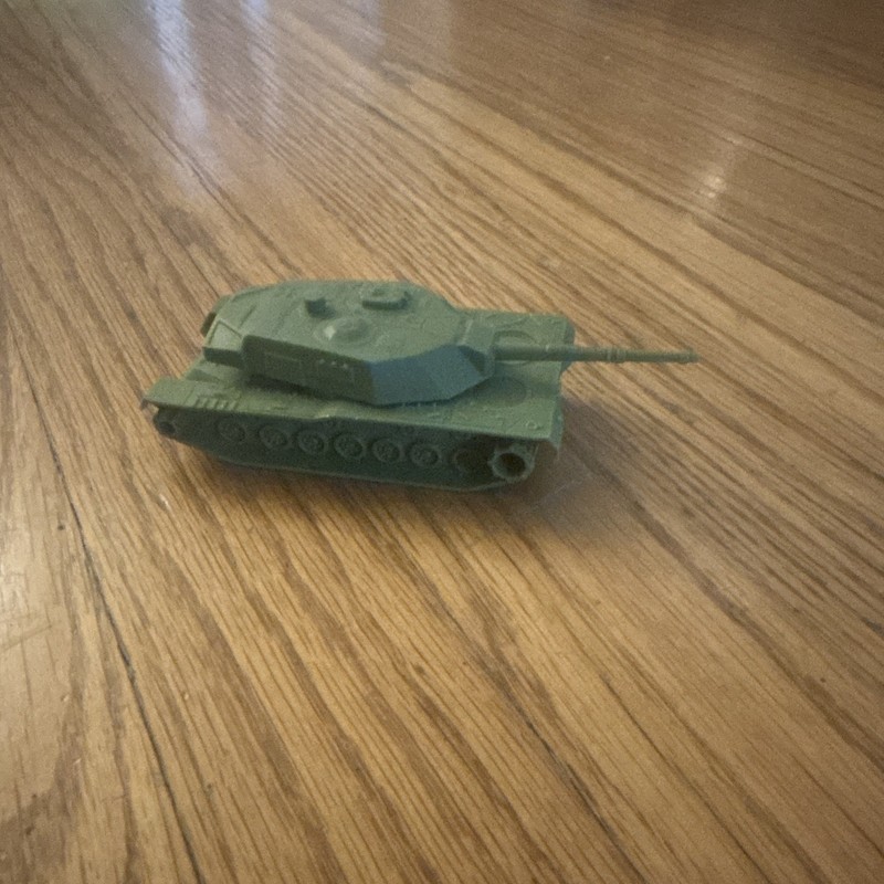 Green Diecast Military Tank Toy Vehicle Model