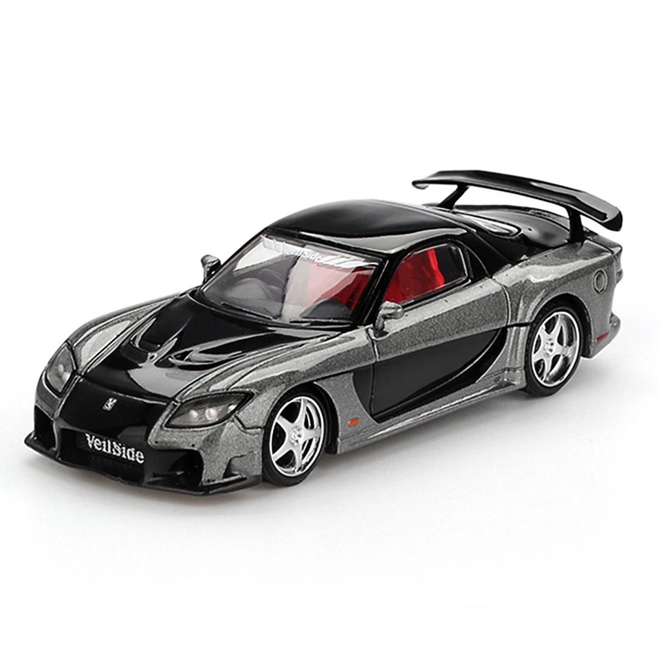 Mini GT 1:64 Mazda RX-7 VeilSide Fortune Grey #1057 - Image 2 of 4