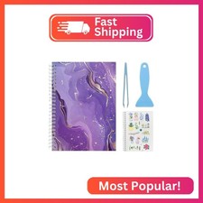 DHATMYC Reusable Sticker Book Collecting Album A5 Size 80 Sheets Sticker Collect