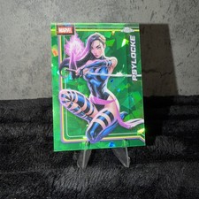 2026 Topps Chrome Marvel Sapphire #92 Psylocke Green /99